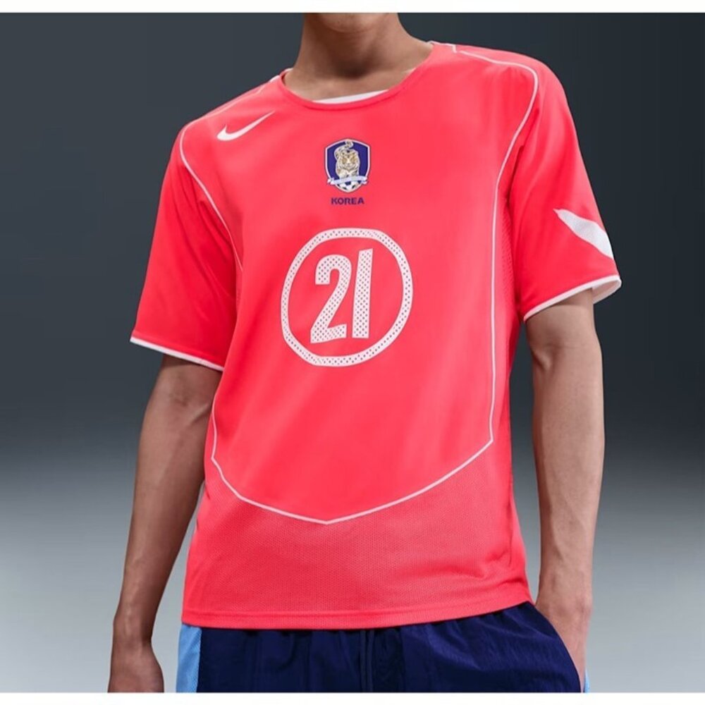 Nike Park Ji-Sung South Korea 2004 Total 90 Reissue Jersey SZ XL Men IF2943-679 - Picture 2 of 9